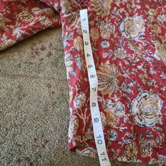 Polo Ralph Lauren Vintage All Over Print Floral Linen Shorts Men's Size 36